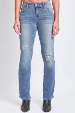 Women's WannaBettaButt Mid Rise Bootcut Jeans -Wana Fashion Shop P011475 773MT 1