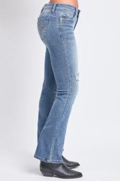 Women's WannaBettaButt Mid Rise Bootcut Jeans -Wana Fashion Shop P011475 773MT 2