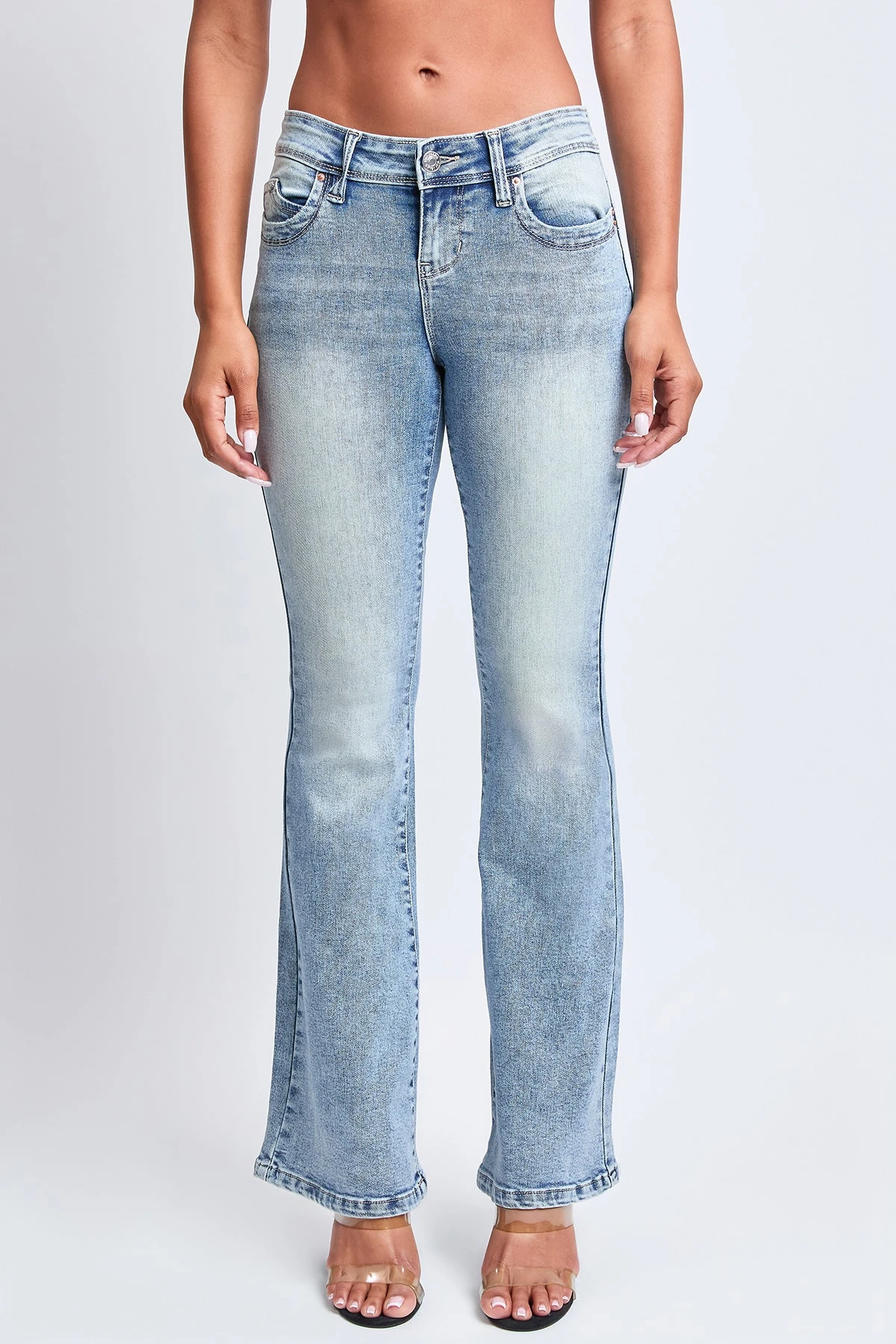 Women's WannaBettaButt Low Rise Embroidered Flare Jeans 12 Women's WannaBettaButt Low Rise Embroidered Flare Jeans - Image 10