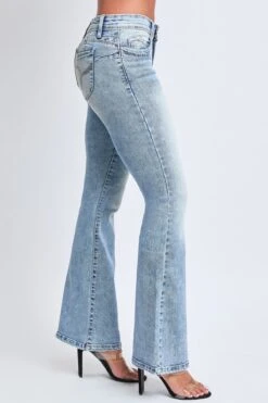 Women's WannaBettaButt Low Rise Embroidered Flare Jeans 32 Women's WannaBettaButt Low Rise Embroidered Flare Jeans -Wana Fashion Shop P011575 169C 2