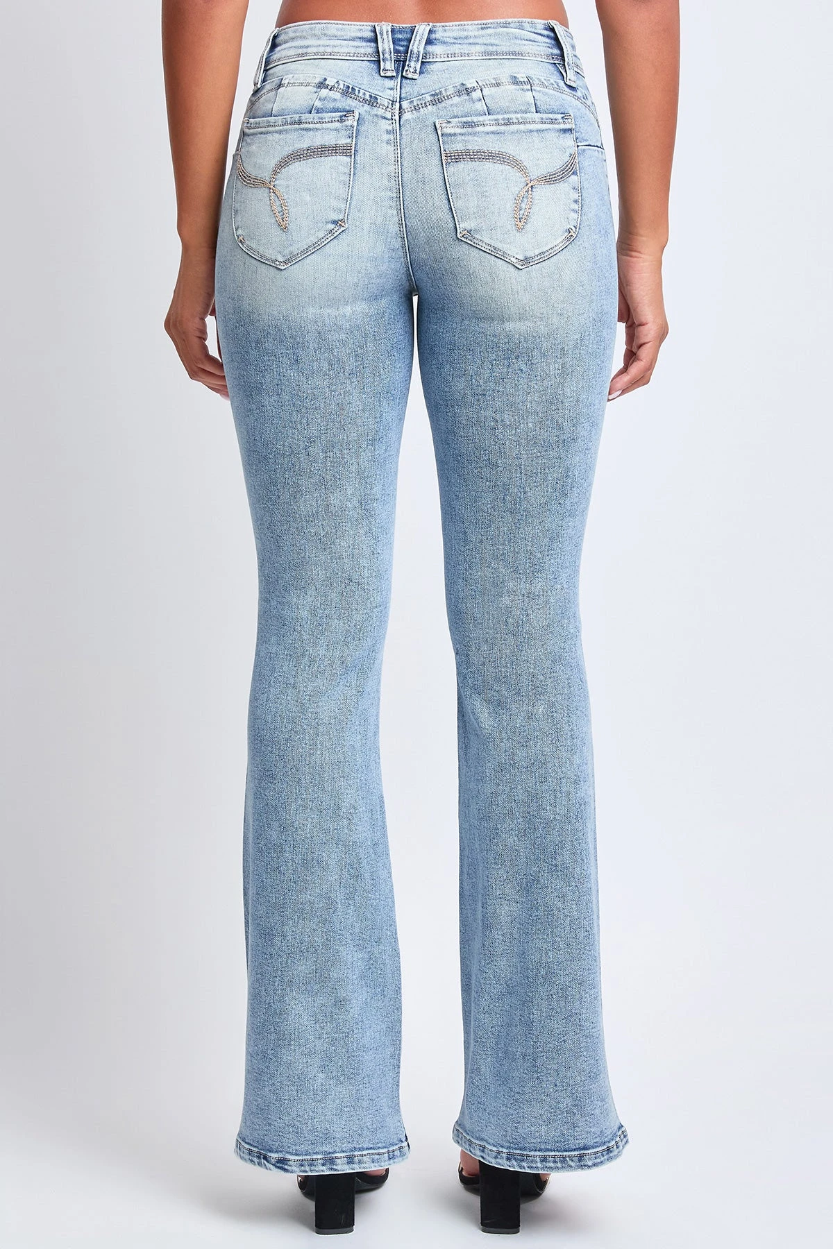 Women's WannaBettaButt Low Rise Embroidered Flare Jeans 15 Women's WannaBettaButt Low Rise Embroidered Flare Jeans - Image 13