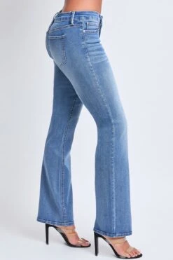Women's Basic Low Rise Bootcut Jeans -Wana Fashion Shop P018262 08N 2