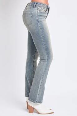 Women's Mid Rise Clean Hem Premium Stitch Bootcut Jeans -Wana Fashion Shop P018386 08RB 2 04133638 b98e 4944 ab82 dd15f8d04498