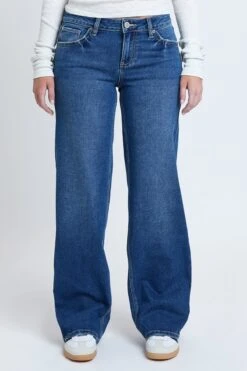 Women's Brittany Low Rise Wide Leg Jeans -Wana Fashion Shop P025255 09M 1
