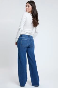 Women's Brittany Low Rise Wide Leg Jeans -Wana Fashion Shop P025255 09M 6