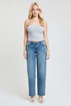 Women's Brittany Low Rise Wide Leg Jeans