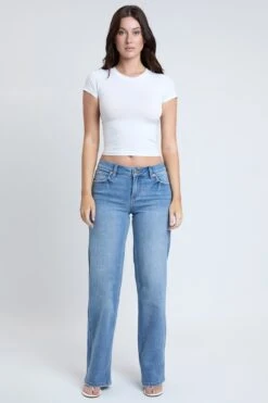 Women's Brittany Low Rise Wide Leg Jeans -Wana Fashion Shop P025255 09Y 4
