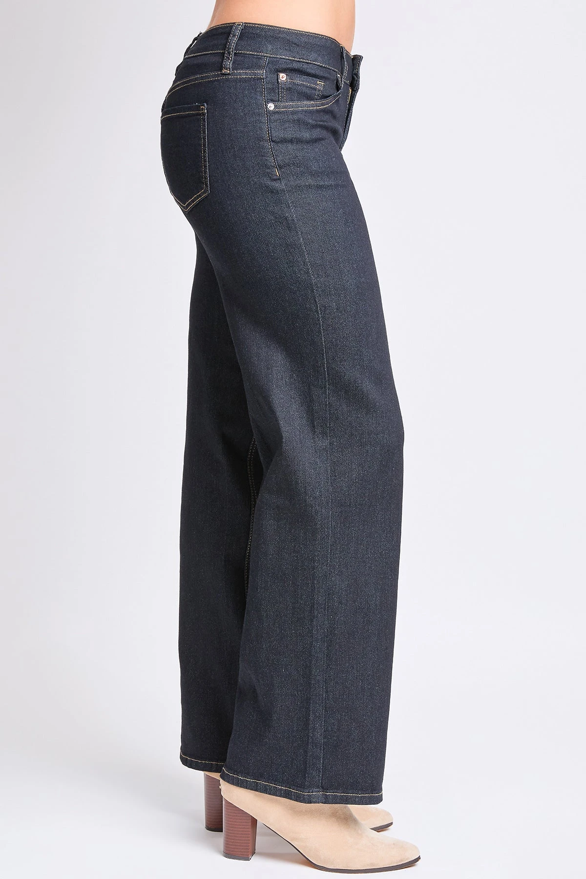 Women's Low Rise Wide Leg Stretch Denim 5 Women's Low Rise Wide Leg Stretch Denim - Image 3