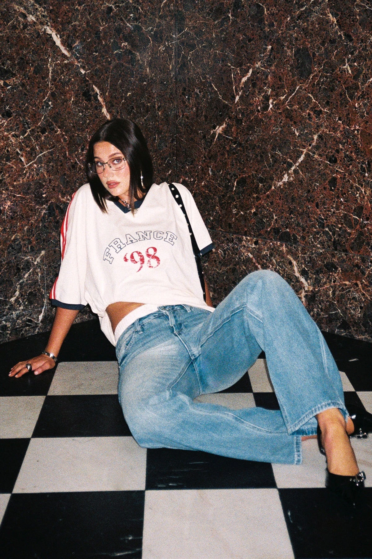 Women's Mid Rise Relax Fit Wide Leg Boxer Jeans 4 Women's Mid Rise Relax Fit Wide Leg Boxer Jeans - Image 2