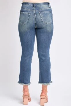 Women's Luxe High Rise Cropped Kick Flare -Wana Fashion Shop P035560 354ST 3