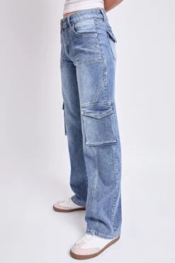 Women's High Rise Skater Cargo Jeans -Wana Fashion Shop P042369 08M1 6