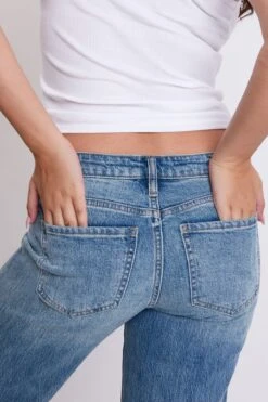 Women's Luxe Brittany Low Rise Wide Leg Cuff Jeans 29 Women's Luxe Brittany Low Rise Wide Leg Cuff Jeans -Wana Fashion Shop P053399 08C 6