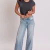 Women's Luxe Brittany Low Rise Wide Leg Cuff Jeans -Wana Fashion Shop P053399 08VT 6 1