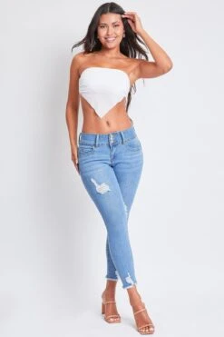 Women's Sustainable WannaBettaButt Ankle Jeans -Wana Fashion Shop P111051N C2764 1