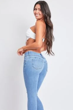 Women's Sustainable WannaBettaButt Ankle Jeans -Wana Fashion Shop P111051N C2764 5