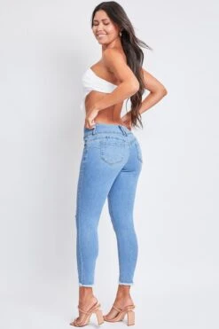 Women's Sustainable WannaBettaButt Ankle Jeans -Wana Fashion Shop P111051N C2764 7