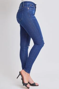 Women's Sustainable WannaBettaButt Button Fly Skinny Jeans -Wana Fashion Shop P111151N S2768 2