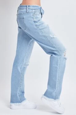 Women's Dream With Fold-Over Waist Low Rise Jeans -Wana Fashion Shop P123268 L2856 4