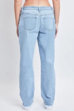 Women's Dream With Fold-Over Waist Low Rise Jeans -Wana Fashion Shop P123268 L2856 5