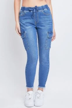 Women's Skinny Cargo Jeans 29 Women's Skinny Cargo Jeans -Wana Fashion Shop P136550 M08 3