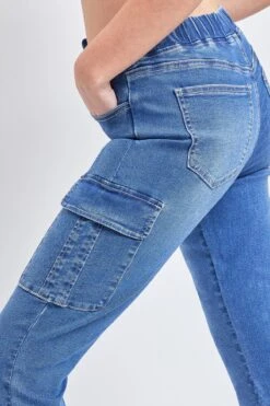 Women's Skinny Cargo Jeans 35 Women's Skinny Cargo Jeans -Wana Fashion Shop P136550 M08 4