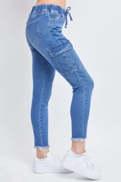 Women's Skinny Cargo Jeans 31 Women's Skinny Cargo Jeans -Wana Fashion Shop P136550 M08 5