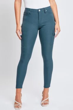 Women's Hyperstretch Skinny Cargo Pants -Wana Fashion Shop P137731 BLSTL 2