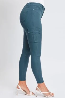 Women's Hyperstretch Skinny Cargo Pants -Wana Fashion Shop P137731 BLSTL 3