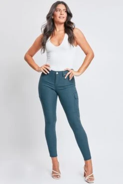 Women's Hyperstretch Skinny Cargo Pants -Wana Fashion Shop P137731 BLSTL 6
