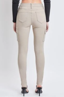 Women's Hyperstretch Skinny Cargo Pants -Wana Fashion Shop P137731 TAUPE 6