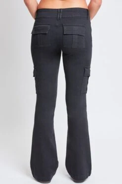 Women's Low Rise Cargo Flare Jean -Wana Fashion Shop P150003 W37 5