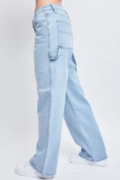 Women's Dream Mid-Rise Utility Straight Leg Jeans 23 Women's Dream Mid-Rise Utility Straight Leg Jeans -Wana Fashion Shop P151868 36L 4