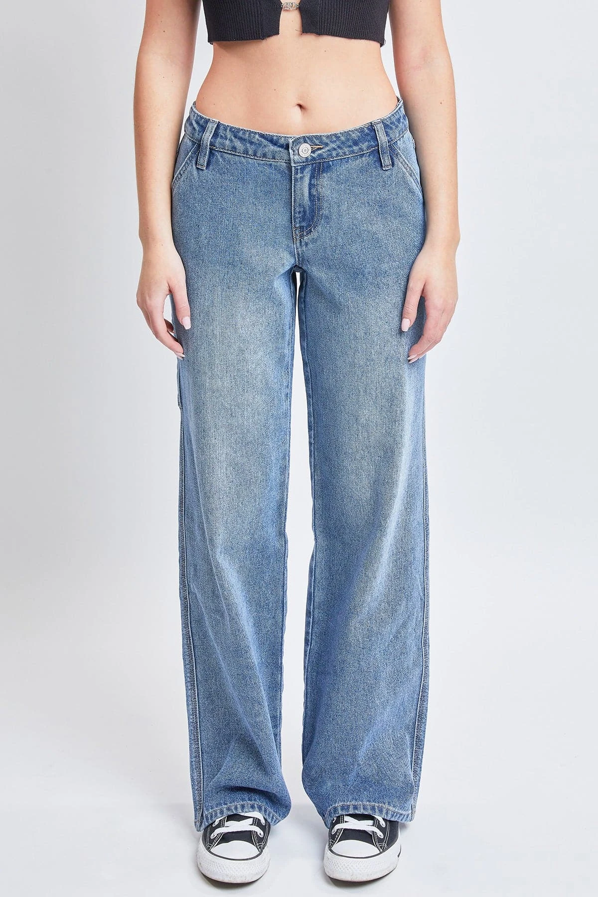 Women's Dream Mid-Rise Utility Straight Leg Jeans 4 Women's Dream Mid-Rise Utility Straight Leg Jeans - Image 2