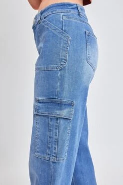 Women's Cargo Jeans With Bungee Hem -Wana Fashion Shop P153077 M36 3 e675feea 0a8d 40cb 9428 8dec40ab04c4
