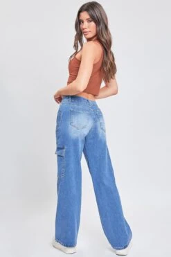 Women's Cargo Jeans With Bungee Hem -Wana Fashion Shop P153077 M36 6