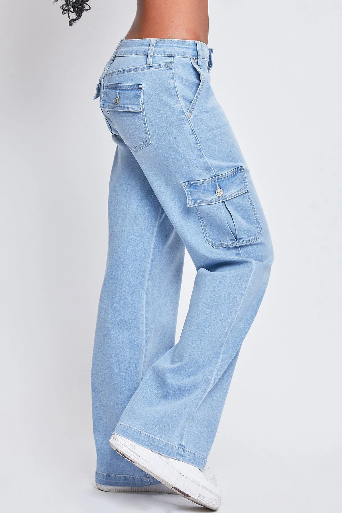 Women's Straight Leg Cargo Skater Jeans 5 Women's Straight Leg Cargo Skater Jeans - Image 3
