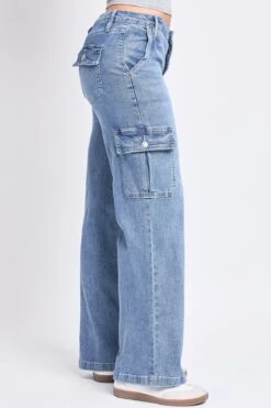 Women's Low Rise Straight Leg Skater Jeans -Wana Fashion Shop P159062 08M 2