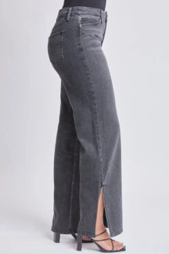 Women’s Dream 90s Straight Leg Slit Jeans -Wana Fashion Shop P159868 08W 3