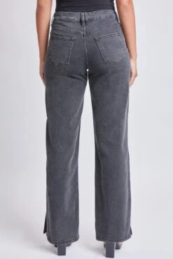 Women’s Dream 90s Straight Leg Slit Jeans -Wana Fashion Shop P159868 08W 5