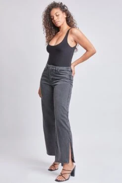 Women’s Dream 90s Straight Leg Slit Jeans -Wana Fashion Shop P159868 08W 7