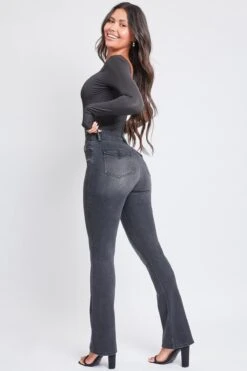 Women's Curvy Fit Ultra High Rise Bootcut Jeans -Wana Fashion Shop P165875 35W 6