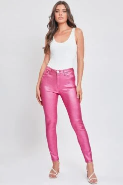 Women's Hyperstretch Skinny Metallic Pants -Wana Fashion Shop P1736ME HOTP 9
