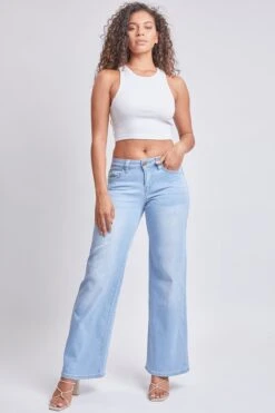 Women’s WannaBettaButt Low Rise Wide Leg Jeans 21 Women’s WannaBettaButt Low Rise Wide Leg Jeans -Wana Fashion Shop P183637 08L 6