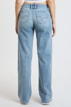 Women's Luxe Low Rise WannaBettaButt Wide Leg Jeans 25 Women's Luxe Low Rise WannaBettaButt Wide Leg Jeans -Wana Fashion Shop P183637 3021R 6