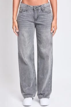 Women's Low Rise Wide Leg Rigid Jeans -Wana Fashion Shop P187076 02W 1