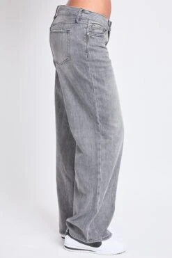 Women's Low Rise Wide Leg Rigid Jeans -Wana Fashion Shop P187076 02W 2