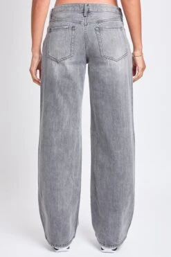 Women's Low Rise Wide Leg Rigid Jeans -Wana Fashion Shop P187076 02W 3