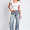 Women's Low Rise Wide Leg Rigid Jeans -Wana Fashion Shop P187076 09NT 5 031fe9cb 6cec 49d0 b85d 99dfd268148e