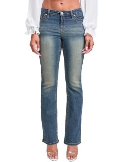 Women’s Premium Heavy Stitch Mid-Rise Bootcut Jeans -Wana Fashion Shop P195686 08PT 1 1