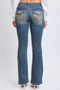 Women’s Premium Heavy Stitch Mid-Rise Bootcut Jeans -Wana Fashion Shop P195686 08PT 5